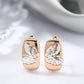 Boucles d'oreilles Papillons, bijou en alliage plaqué or 585 (14 carats)