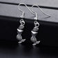 Boucles d'oreilles Sirène, bijou en acier inoxydable argenté