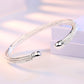Bracelet multirangs, bijou plaqué argent